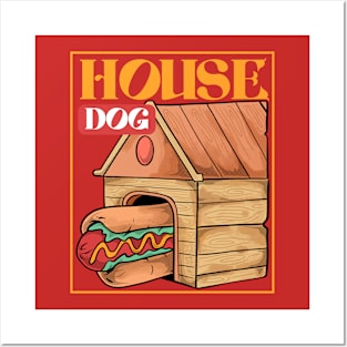 house dog Posters and Art